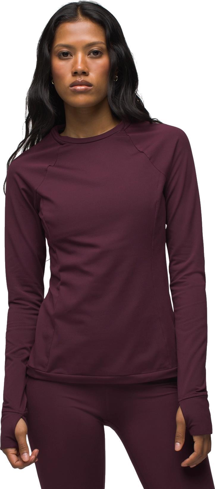 Ice Flow Crew Neck - Womens - Mulberry 2