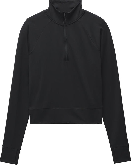 Ice Flow Half Zip - Womens - Black 1