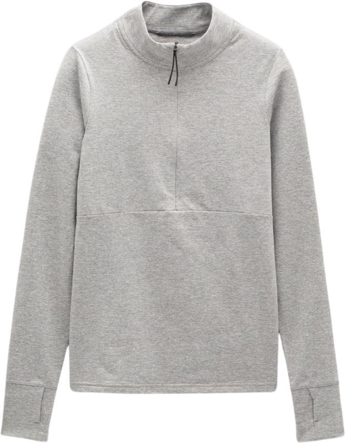 Ice Flow Half Zip - Womens - Heather Grey 1