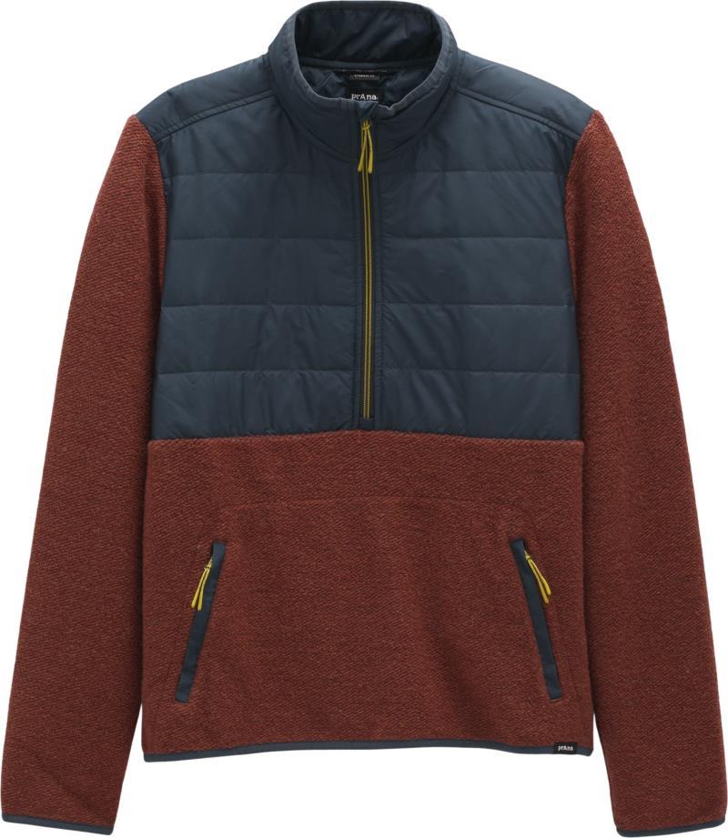 IncrediWool 1/2 Zip - Mens - Rust Heather 1