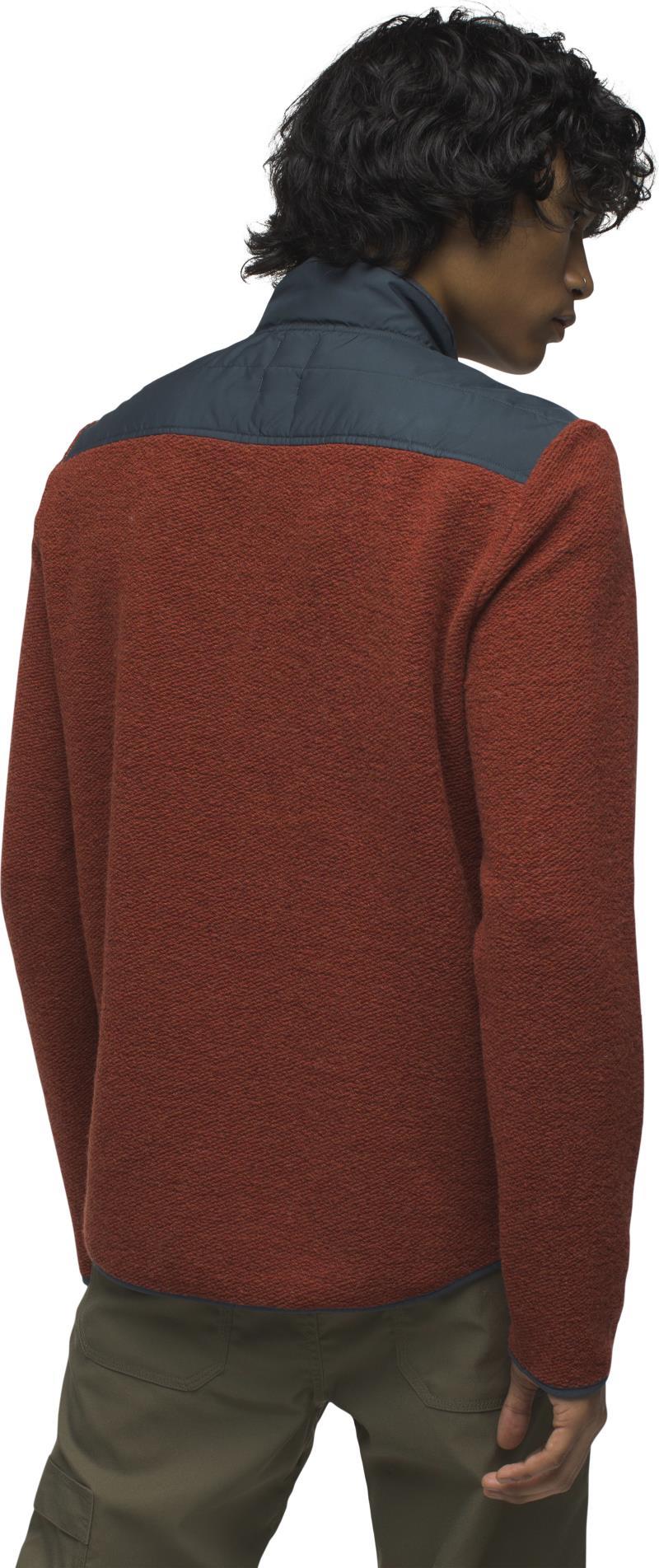 IncrediWool 1/2 Zip - Mens - Rust Heather 3