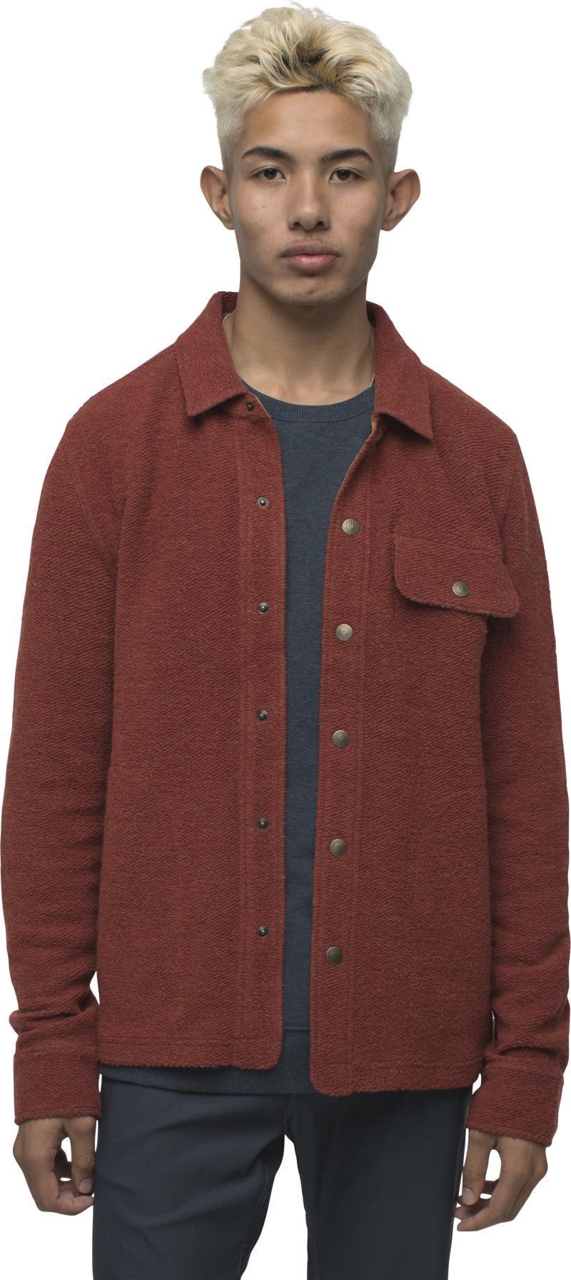 IncrediWool Overshirt - Slim - Mens - Rust Heather 2