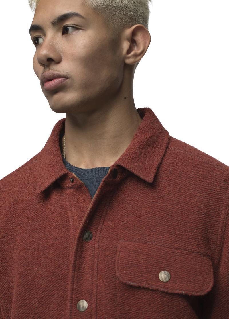 IncrediWool Overshirt - Slim - Mens - Rust Heather 4