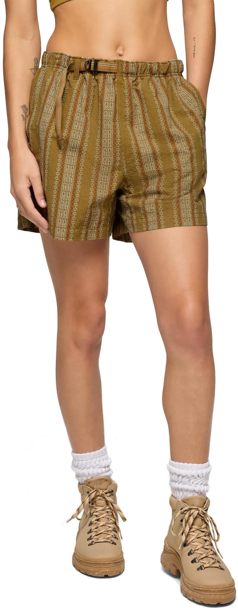 Indio Heritage Shorts, 4" Inseam - Womens - retro olive 1