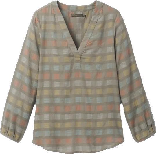 Indra Top - Womens - sage multi  1