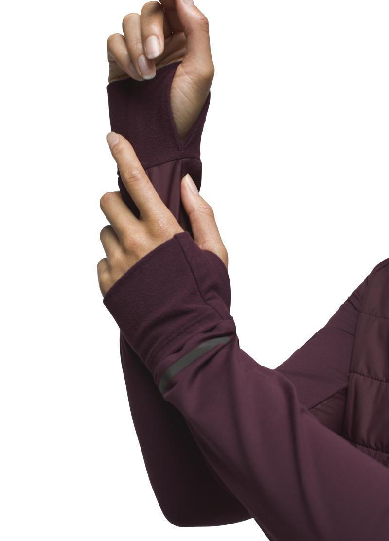 Insulated Ice Flow Jacket - Womens - Mulberry 4