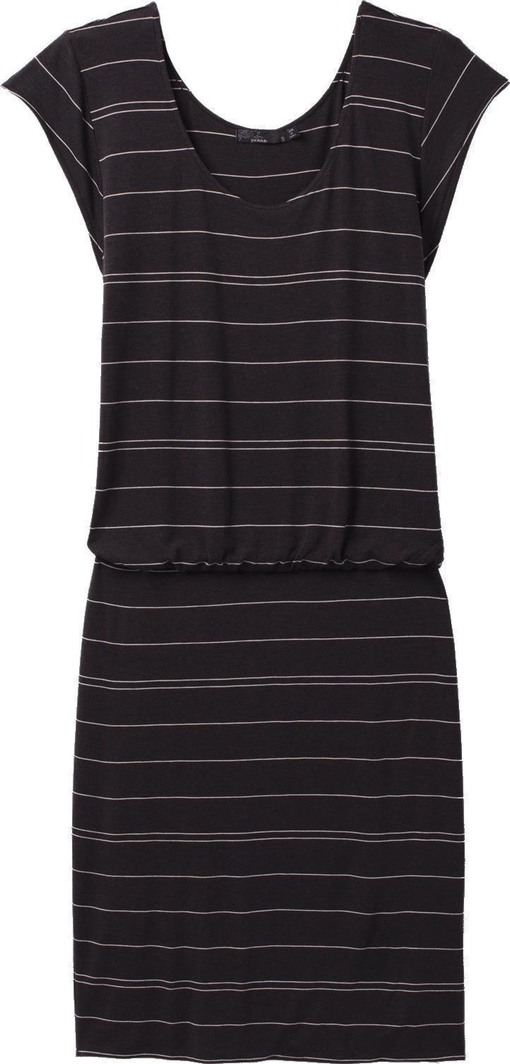Janey Foundation Dress - charcoal heather stripe 1