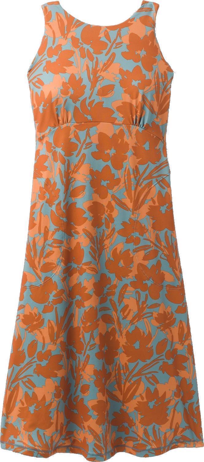 Jewel Lake Dress - Faded Poppy Bloom 1