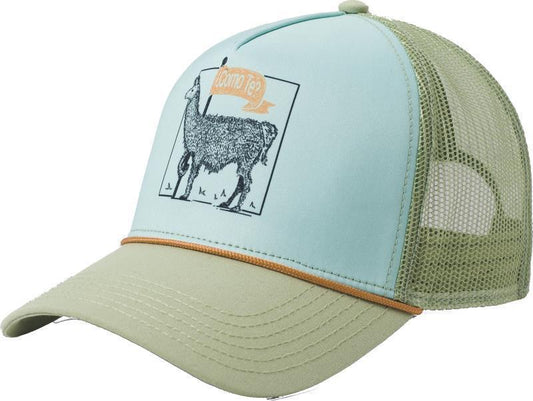 Journeyman 2.0 Trucker - Womens - Coastal Sage Como Te Llama 1