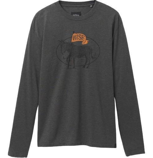 Journeyman LS T-Shirt - Slim - Mens - Charcoal Heather Wise 1