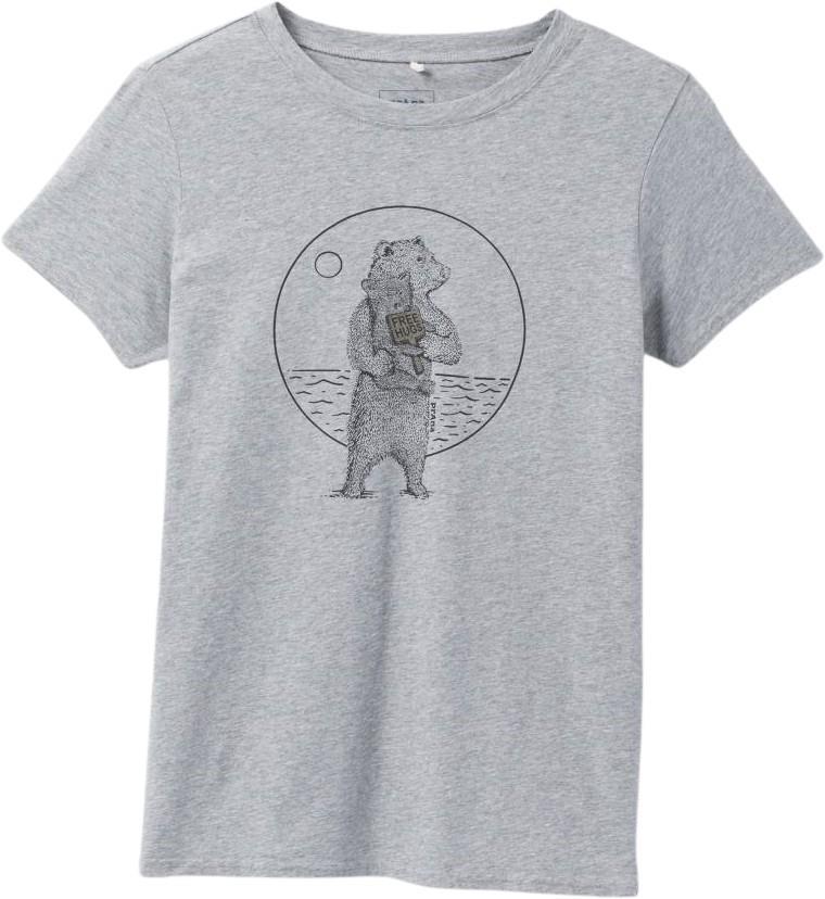 Journeyman Tee 2.0 - Womens - Heather Grey Bear Squeeze 1