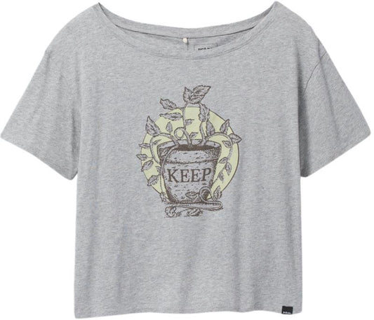 Journeyman Tee 2.0 - Womens - Heather Grey Keep Growing 1