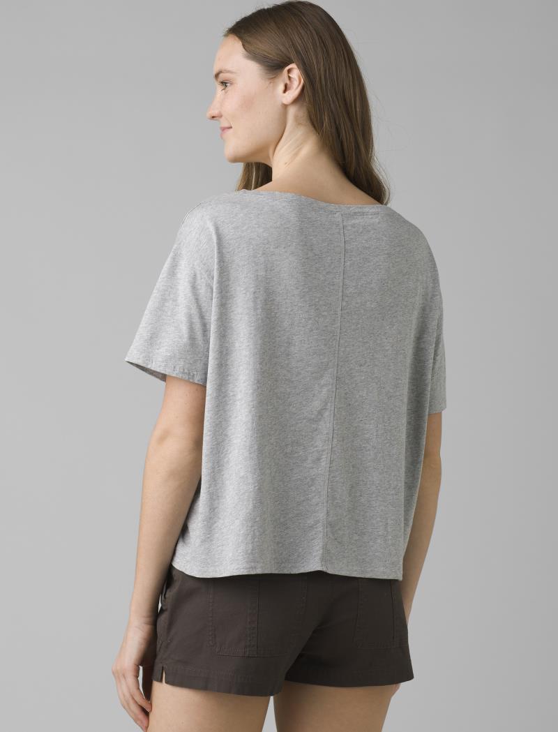 Journeyman Tee 2.0 - Womens - Heather Grey Keep Growing 3