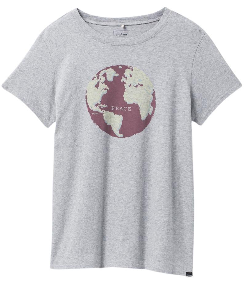 Journeyman Tee 2.0 - Womens - Heather Grey World Peace 1