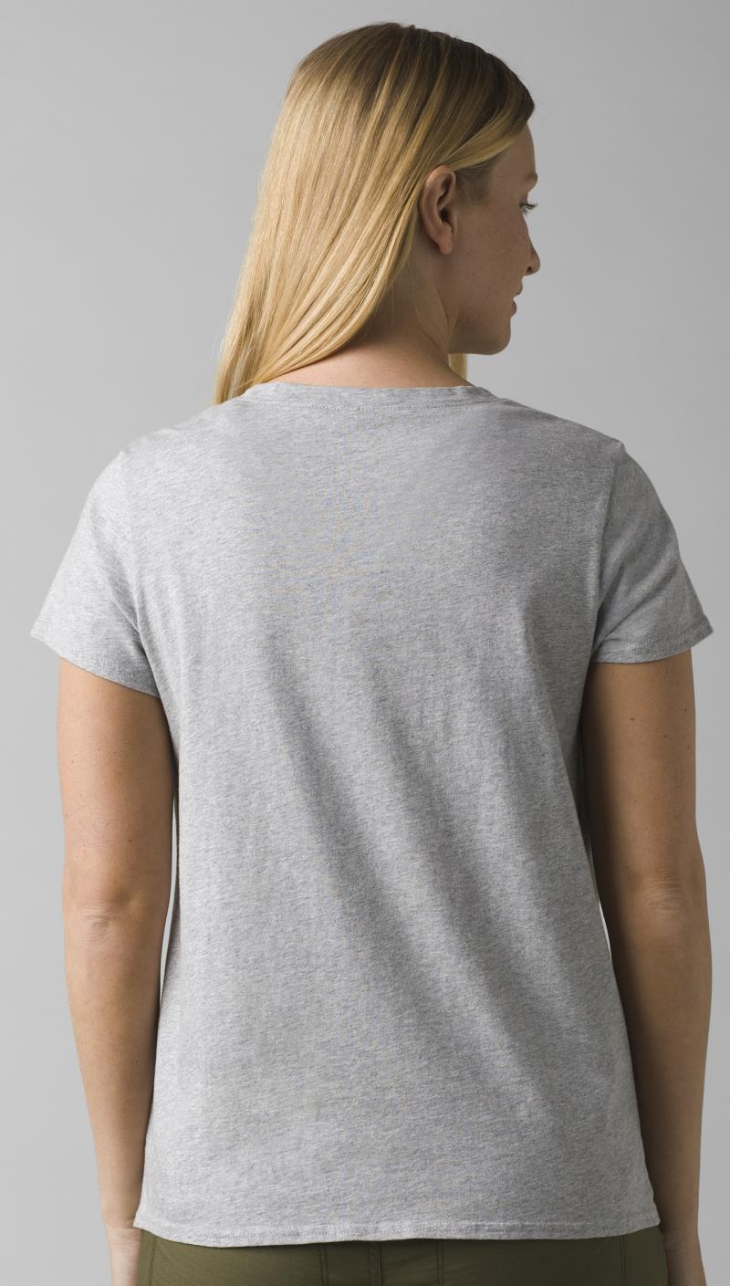 Journeyman Tee 2.0 - Womens - Heather Grey World Peace 3