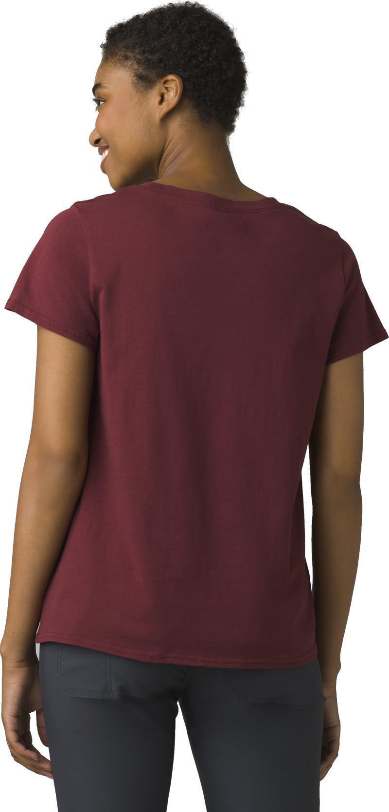 Journeyman Tee 2.0 - Womens - Maroon Happy Camper 3
