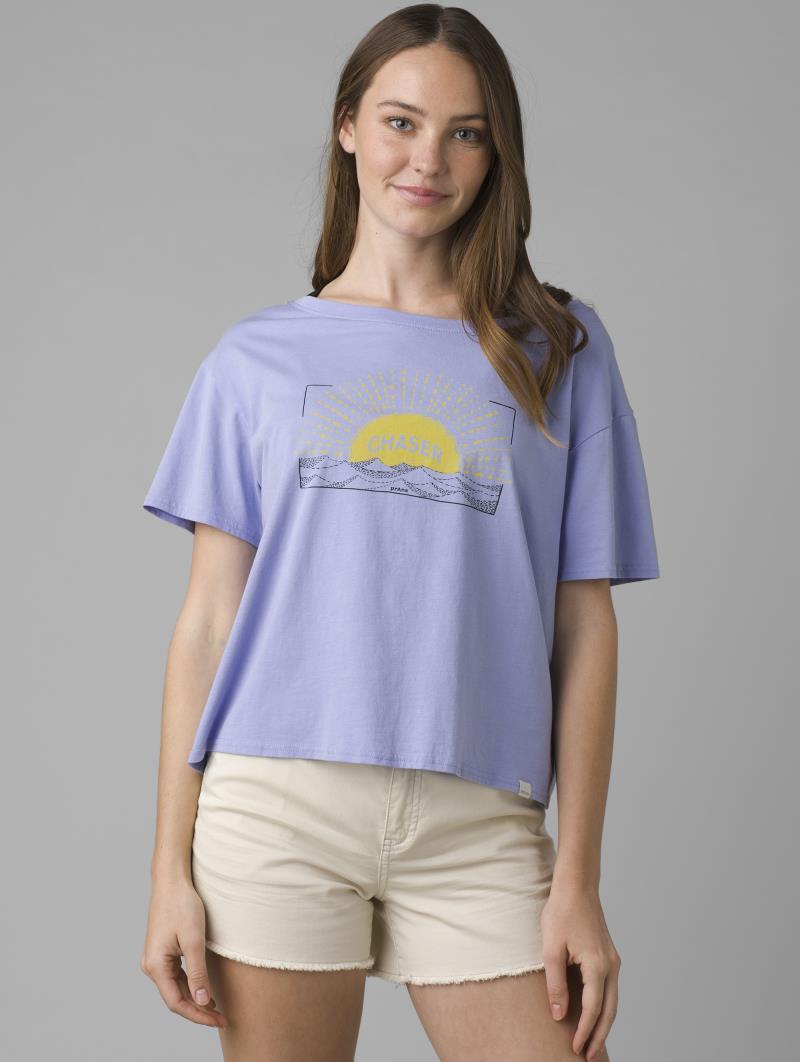 Journeyman Tee 2.0 - Womens - Morning Glory Sunset Chaser 2