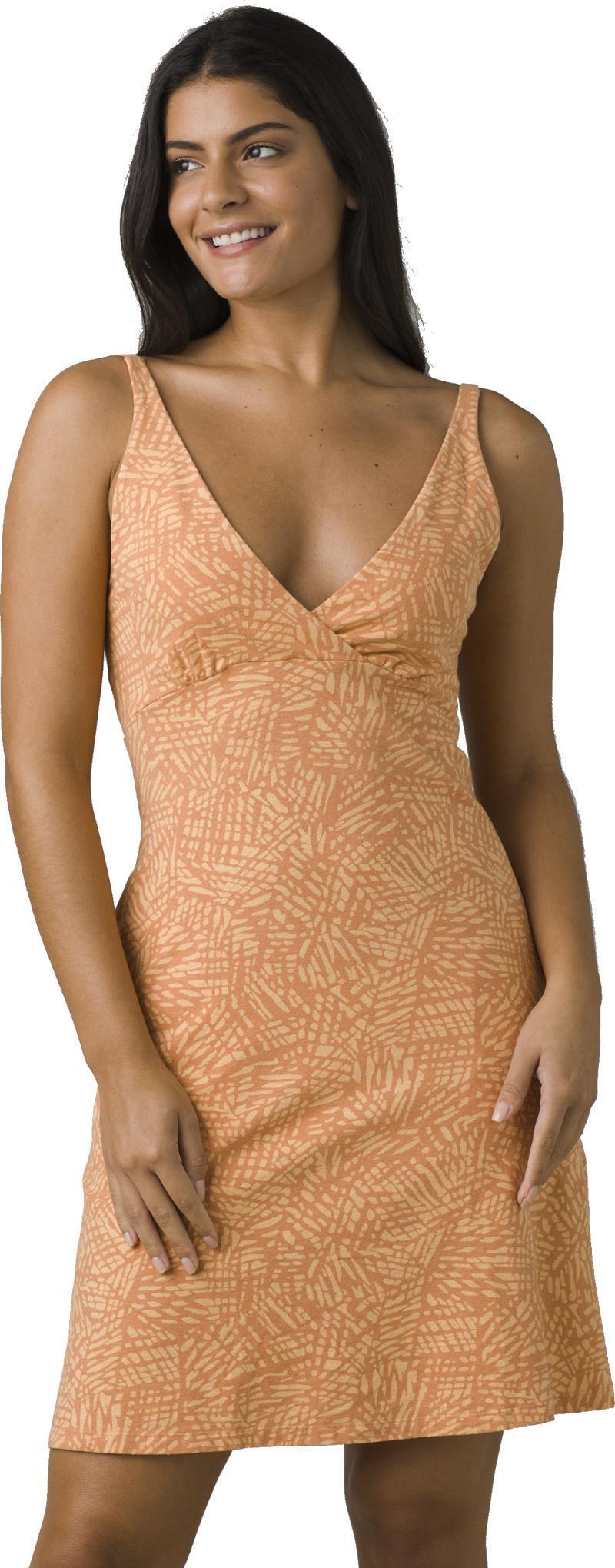 June Lake Dress - baked apricot shadow 1