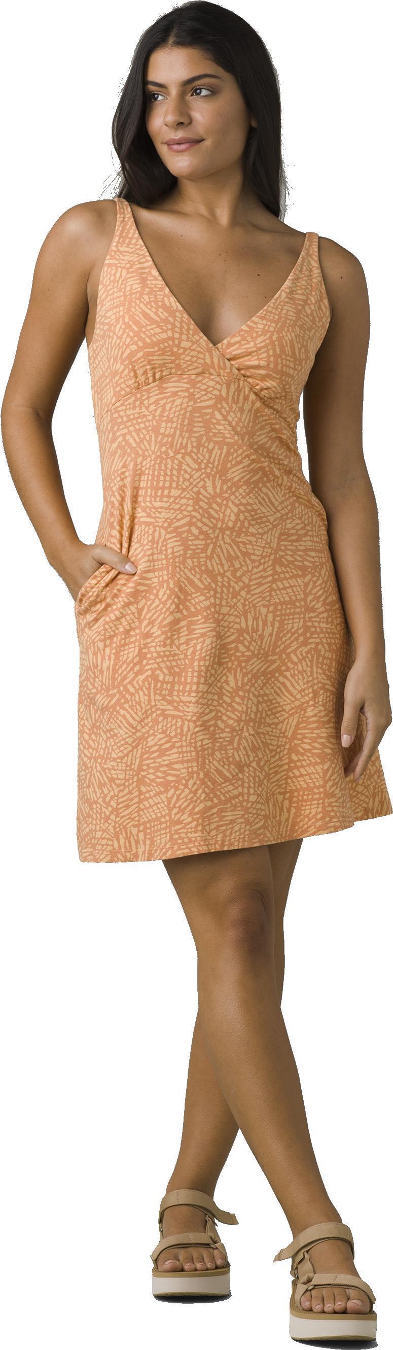 June Lake Dress - baked apricot shadow 1