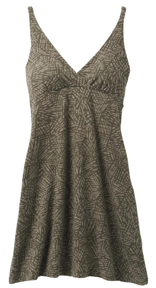 June Lake Dress - rye green shadow 1