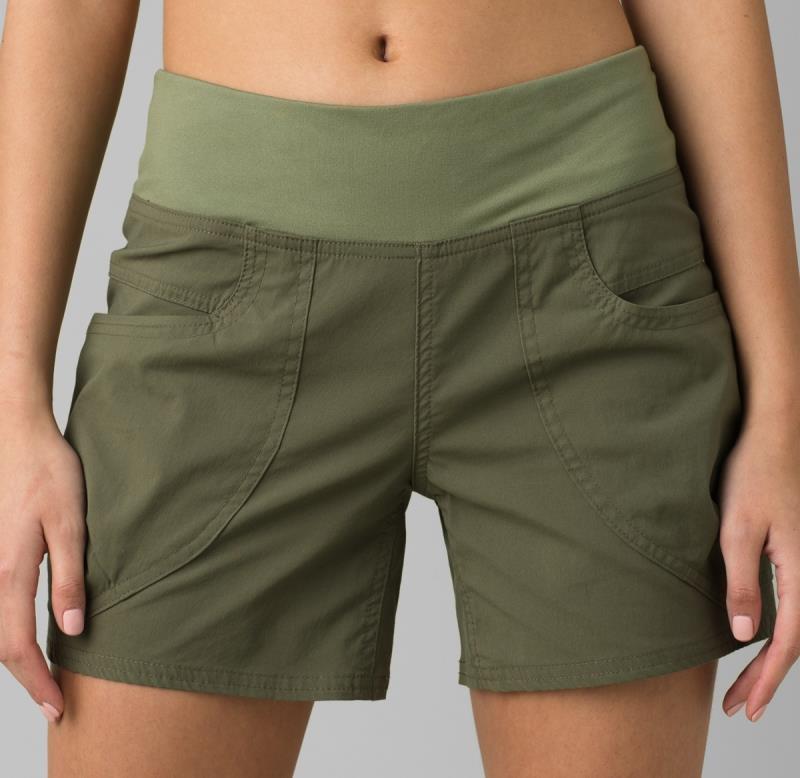 Kanab Shorts, 5" Inseam - Womens - Rye Green 2