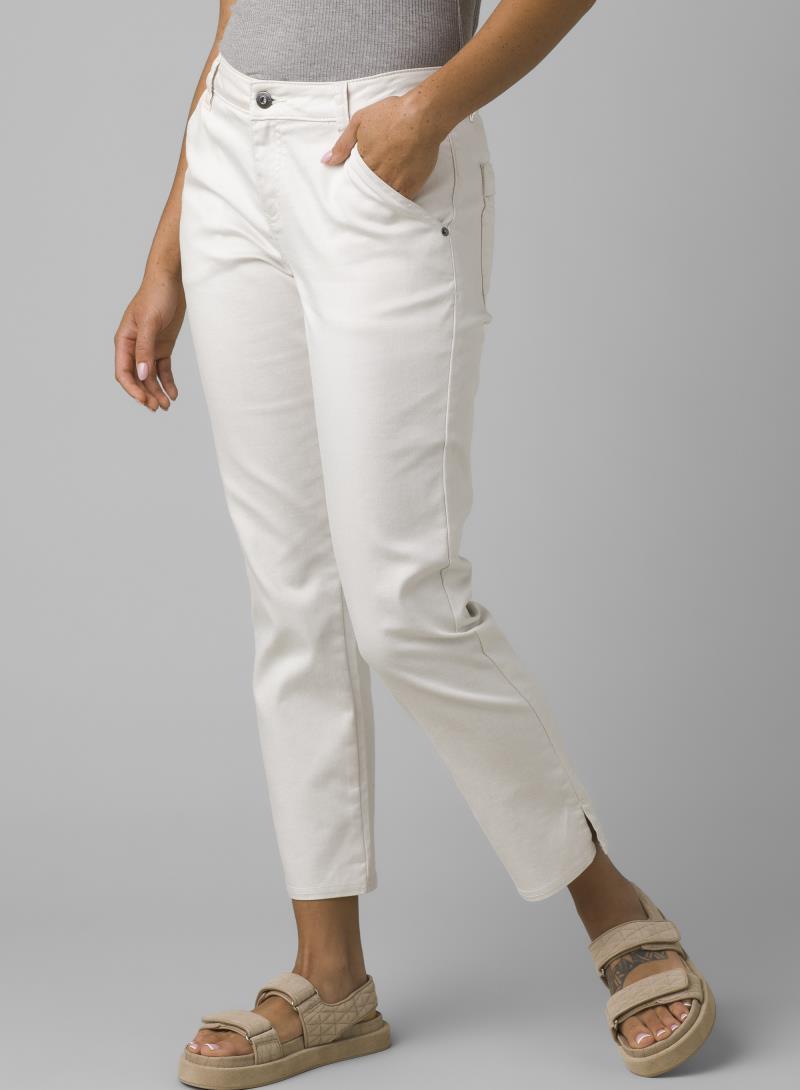 Kayla Crop Chino, Reg - Womens - Chalk 2