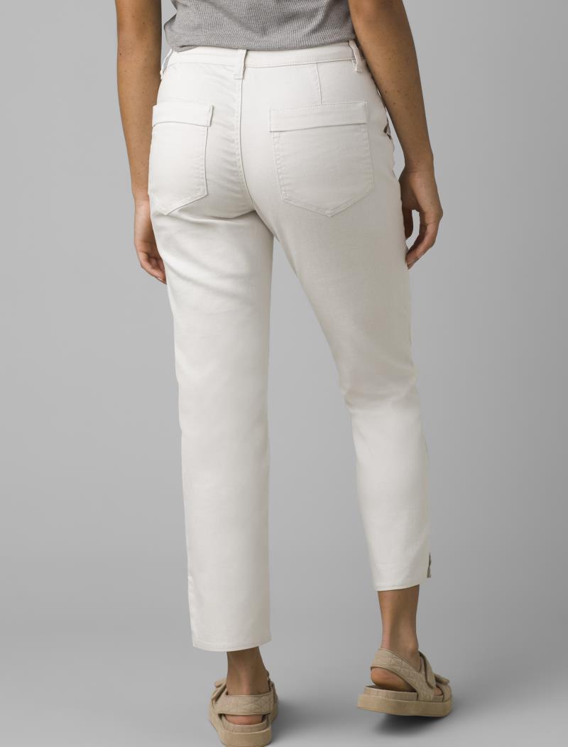 Kayla Crop Chino, Reg - Womens - Chalk 3