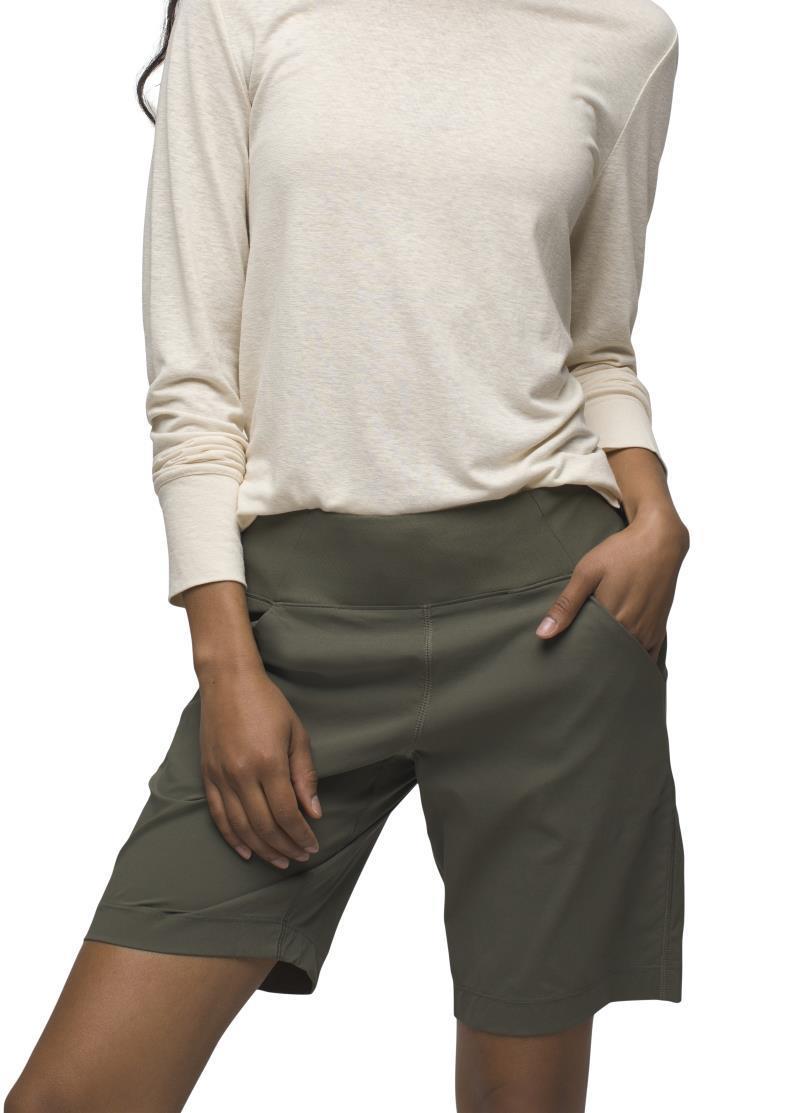 Koen Flat Front Shorts - Womens - Grape Leaf 2