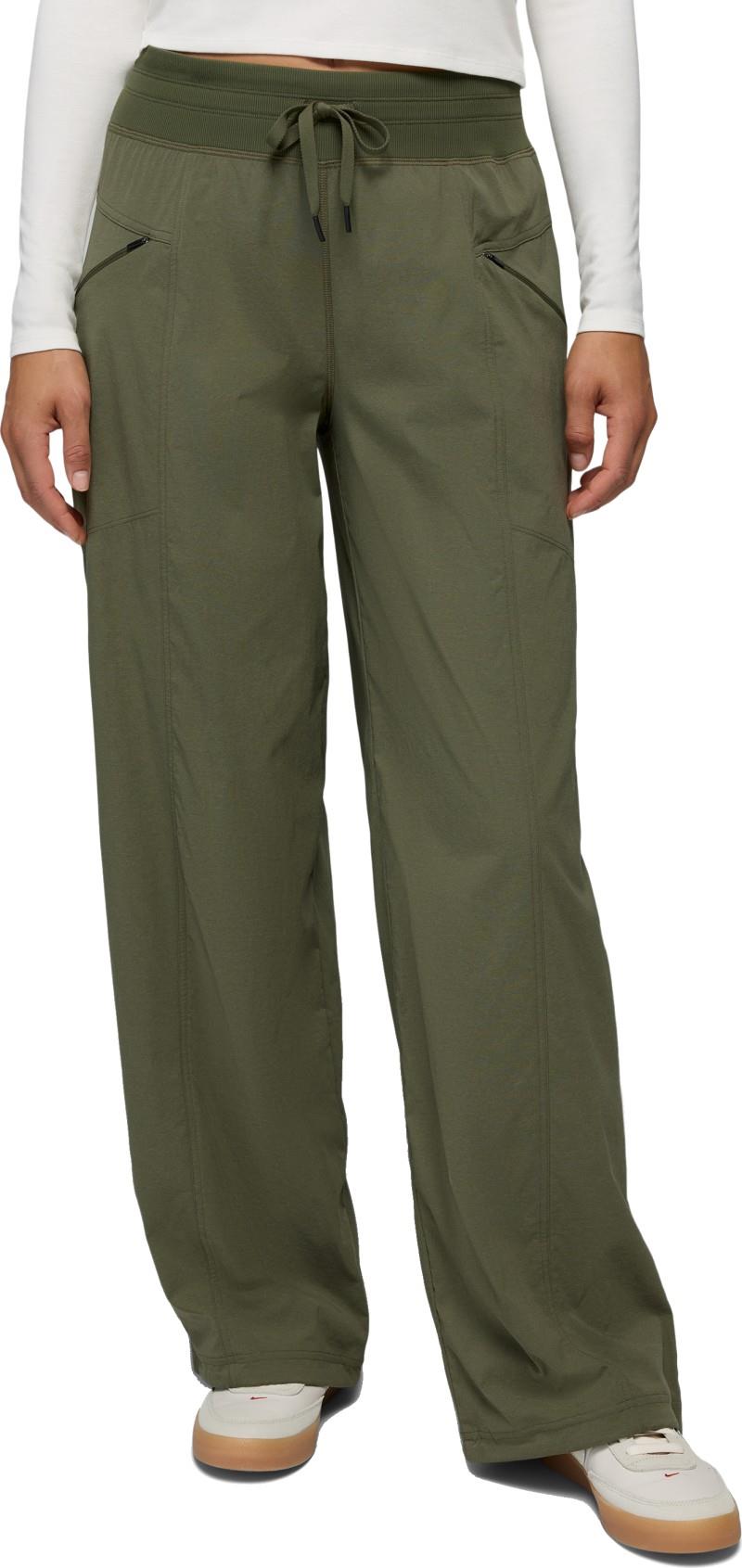 Koen Wide Leg Pants, Reg - Womens - cargo green 1