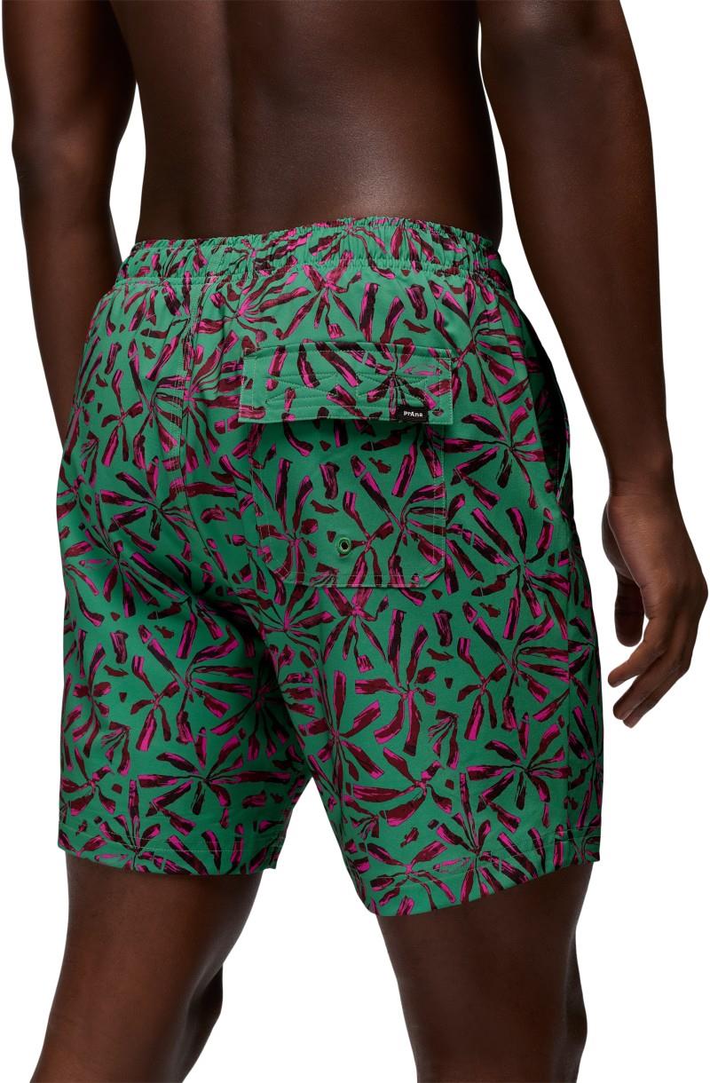 La Jolla Lined Shorts, 7" Inseam - Mens - jade grounded 1