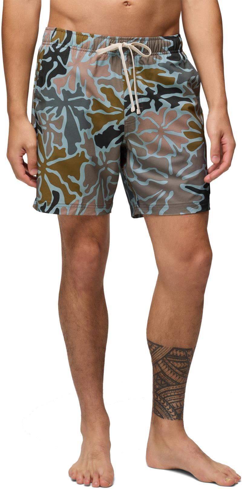 La Jolla Lined Shorts, 7" Inseam - Mens - saltwater boogie bloom 1