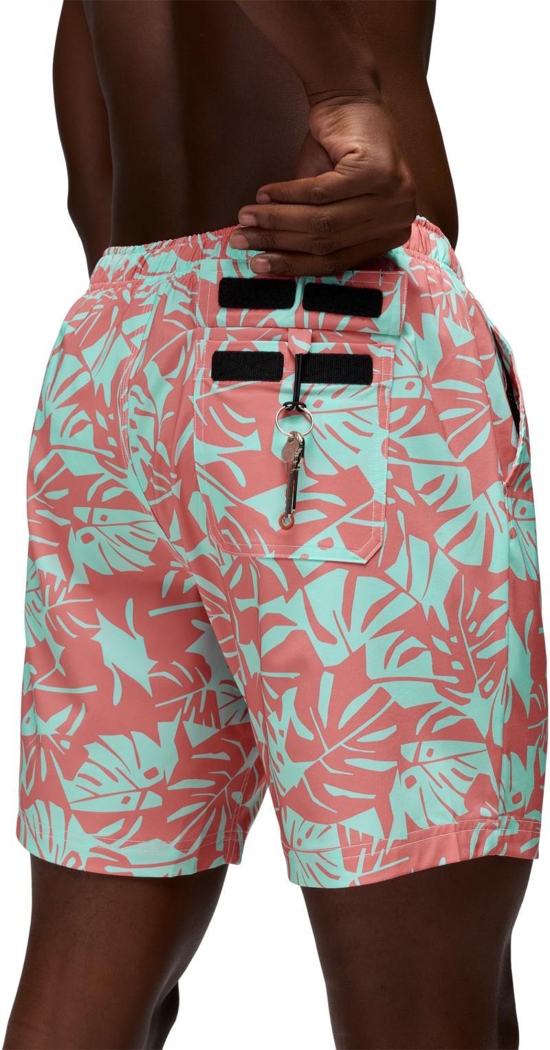 La Jolla Lined Shorts, 7" Inseam - Mens - sea glass monstera 1