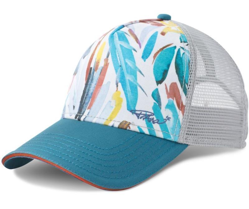 La Viva Trucker - Womens - white la flora 1