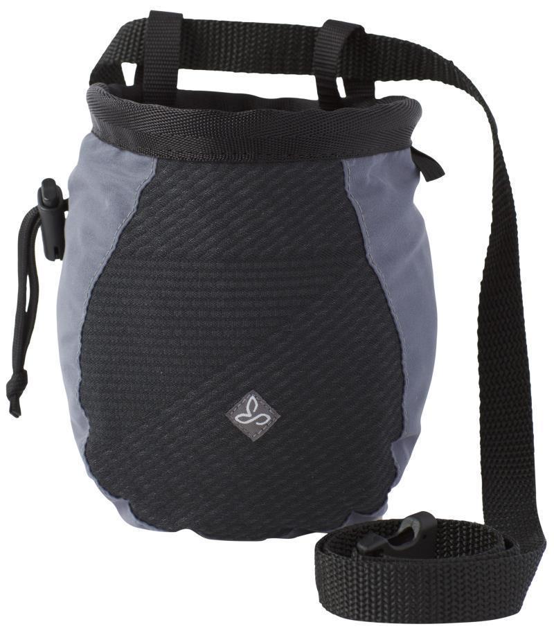 Large Chalk Bag with Belt - Womens - black geo 1