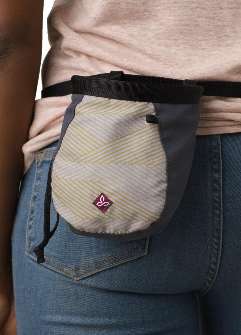 Large Chalk Bag with Belt - Womens - coal weaver 1