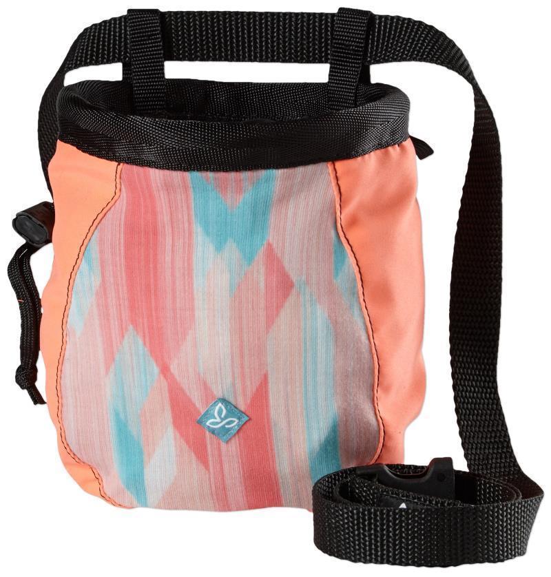Large Chalk Bag with Belt - Womens - summer peach gemstone 1