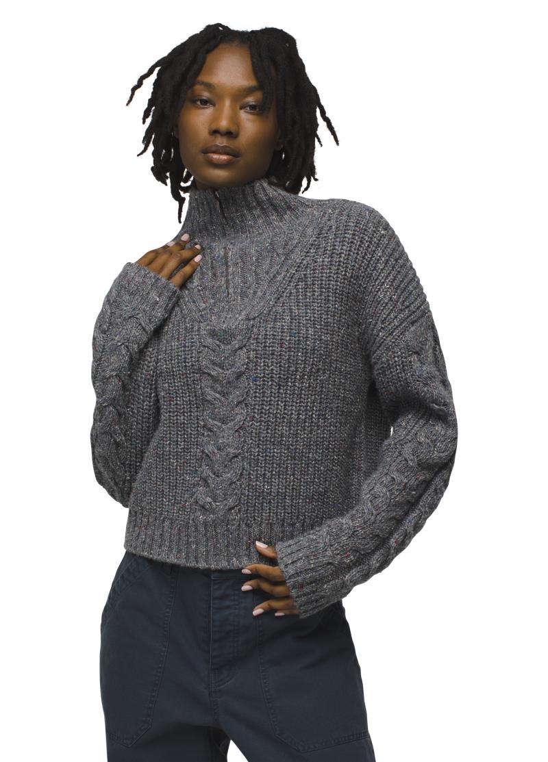 Laurel Creek Sweater - Womens - Charcoal 2