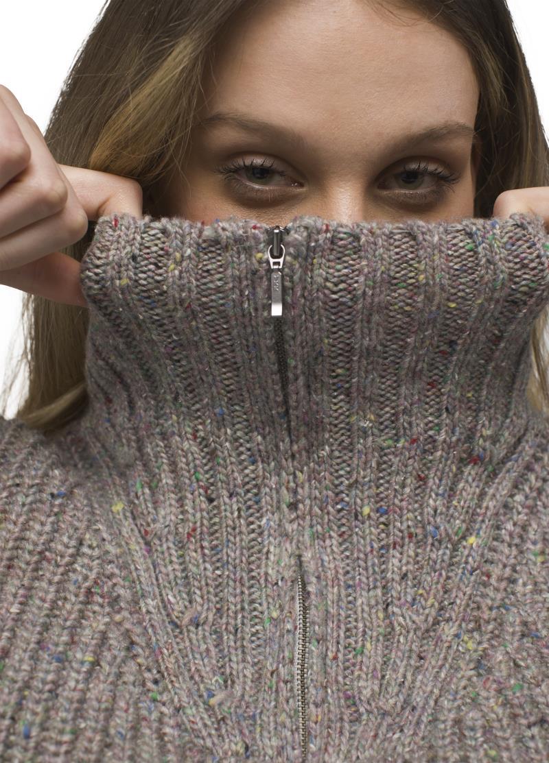 Laurel Creek Sweater - Womens - Pebble Grey 4