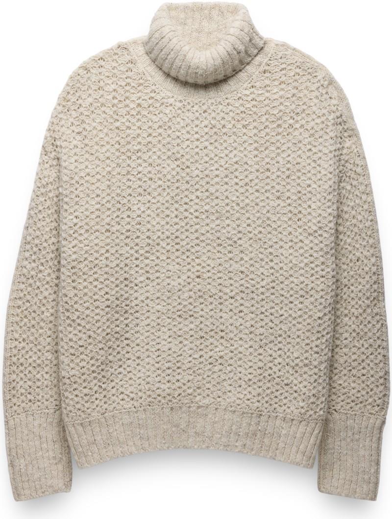 Leavenworth Turtleneck - Womens - beach pebble 1