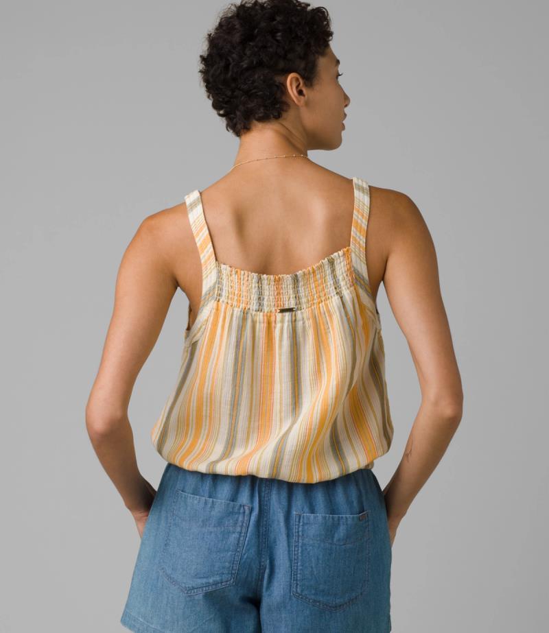 Little Palm Cami - Womens - golden hour stripe 1