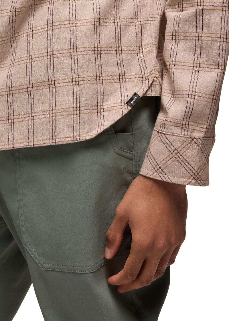 Los Feliz Flannel Shirt - Slim - Mens - almond 1
