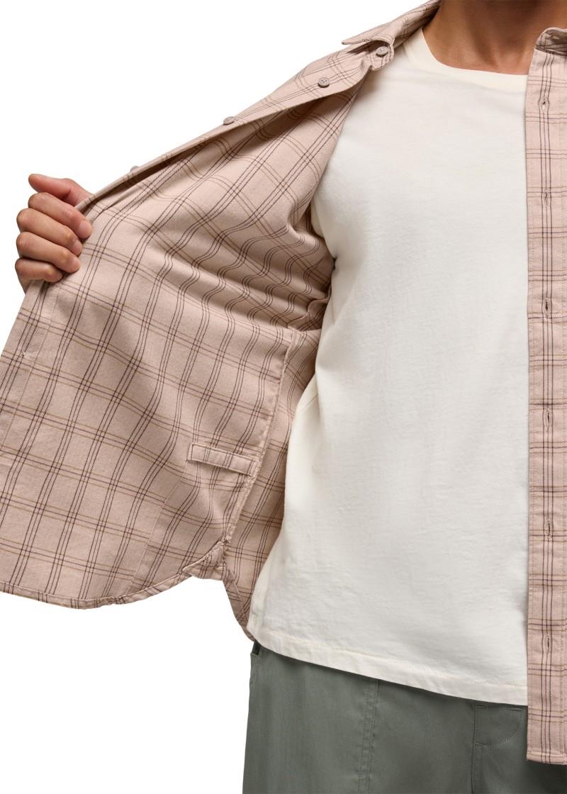 Los Feliz Flannel Shirt - Slim - Mens - almond 1