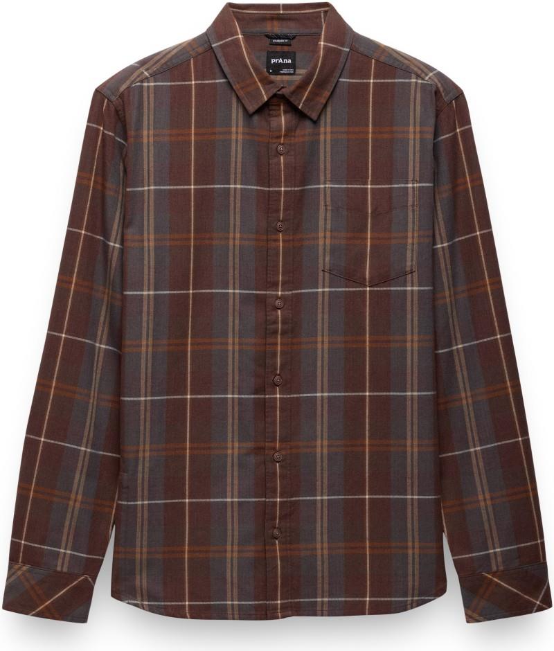 Los Feliz Flannel Shirt - Slim - Mens - mocha 1