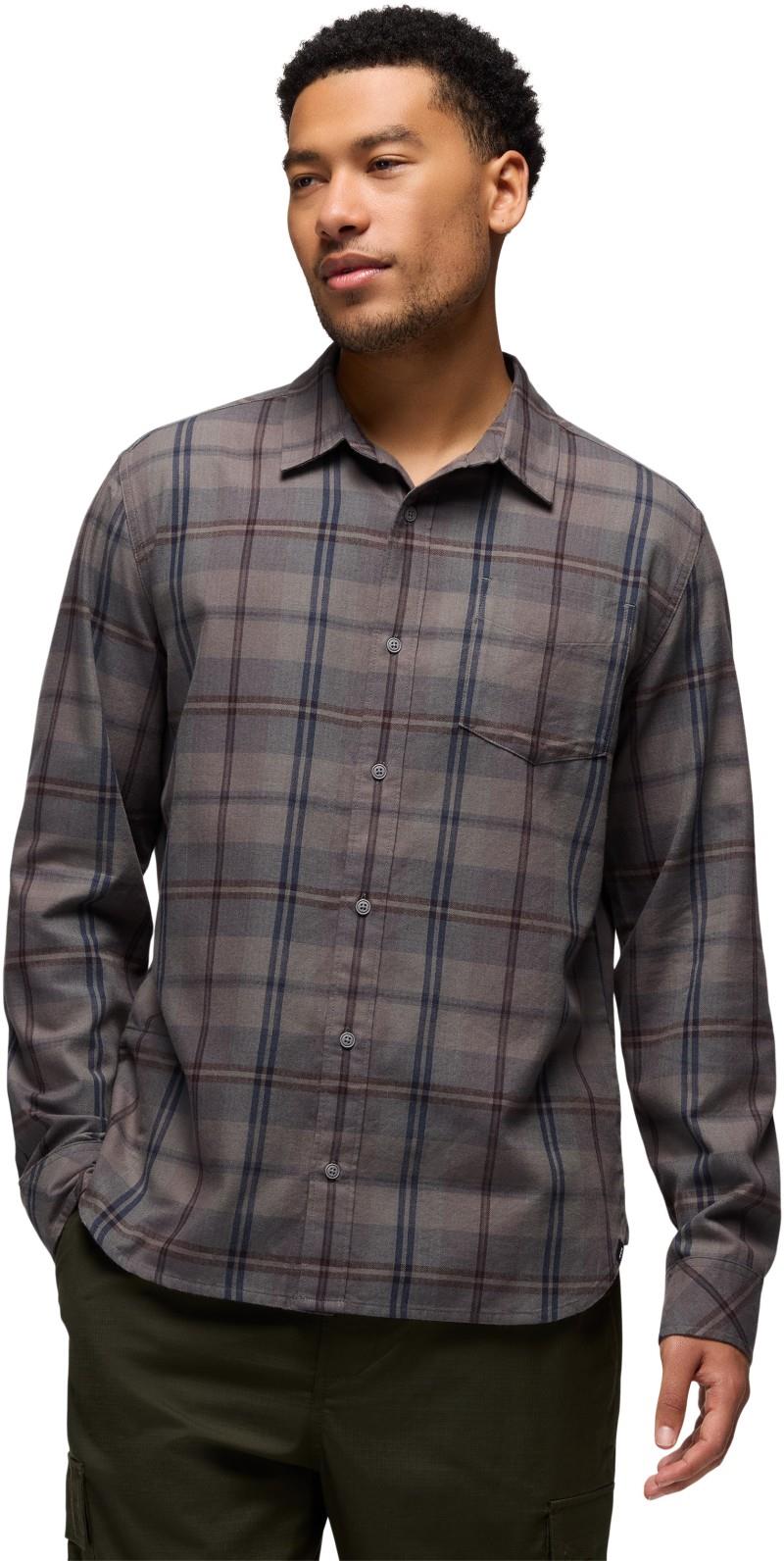 Los Feliz Flannel Shirt - Slim - Mens - pewter 1