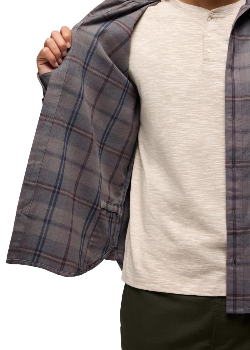 Los Feliz Flannel Shirt - Slim - Mens - pewter 1