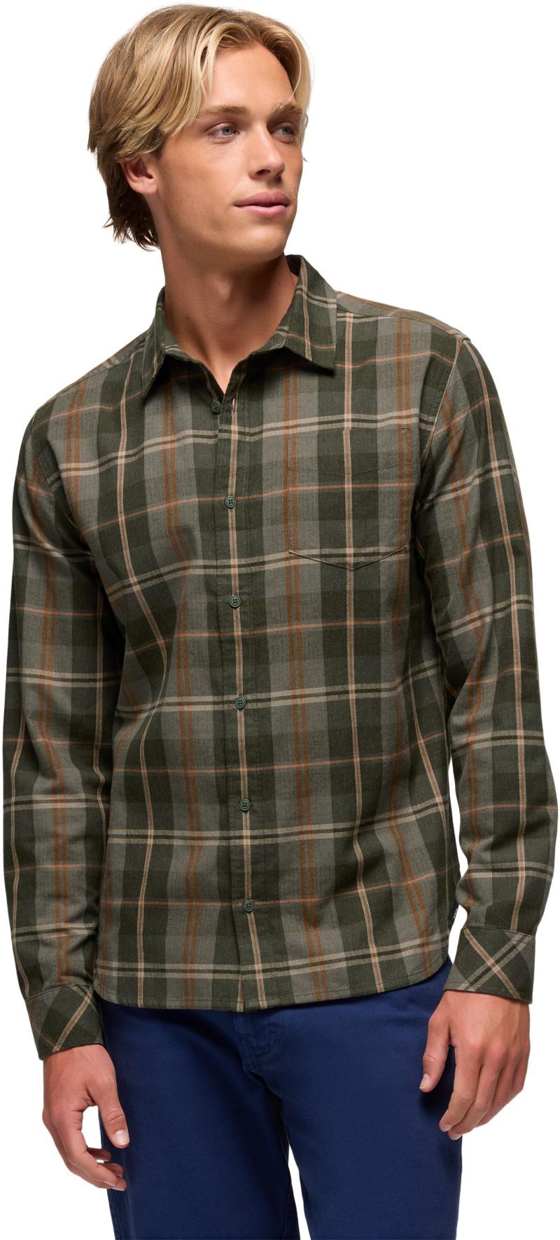 Los Feliz Flannel Shirt - Slim - Mens - spruce 1