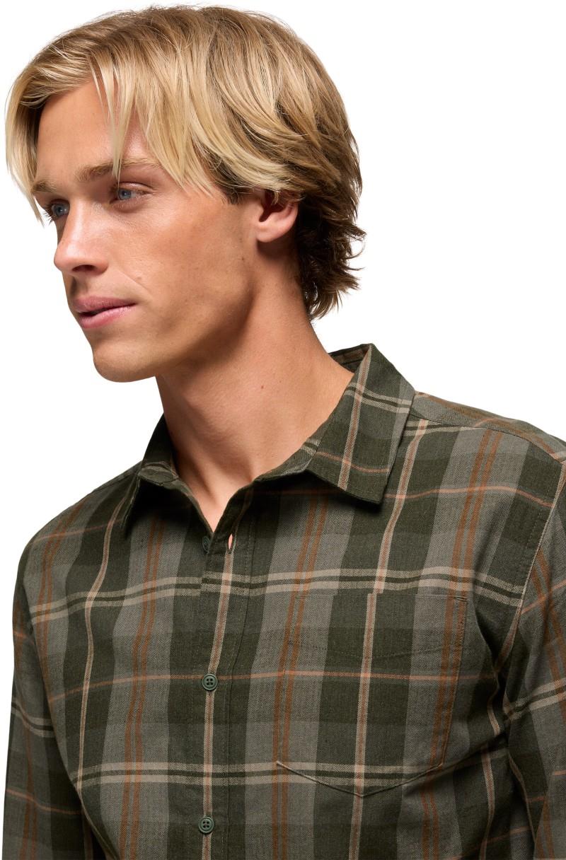 Los Feliz Flannel Shirt - Slim - Mens - spruce 1