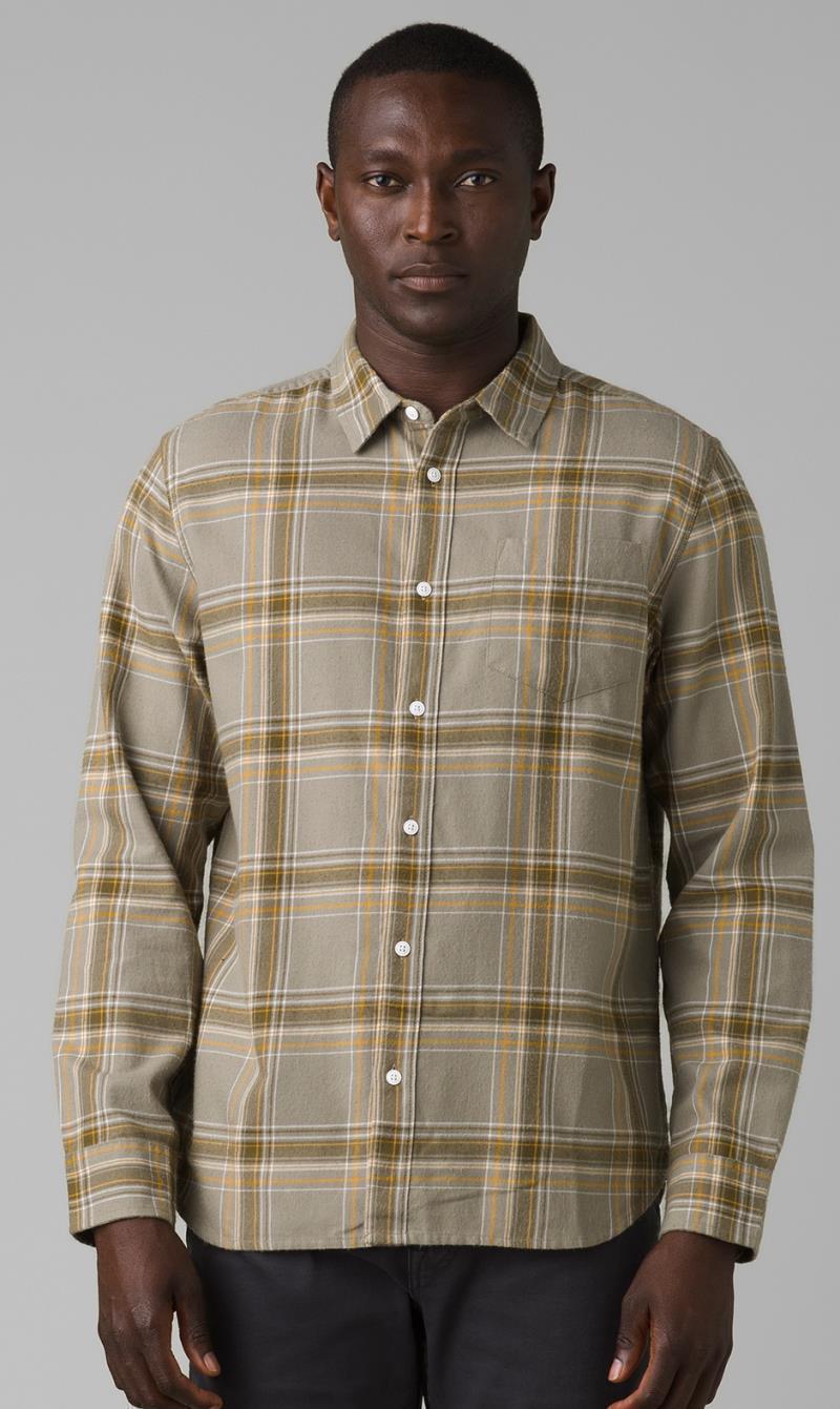 Los Feliz Flannel Shirt - Standard - Mens - sage 1