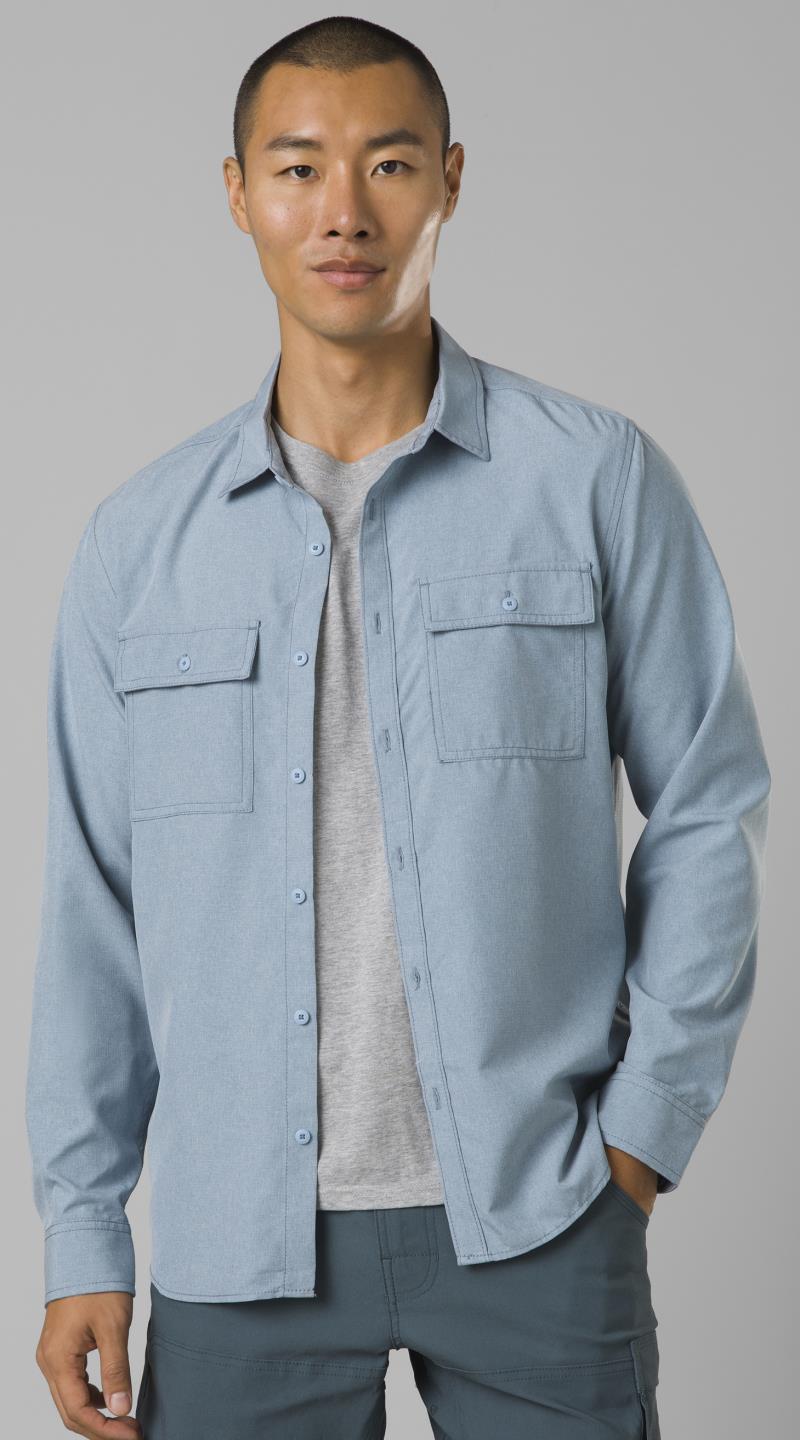 Lost Sol LS Shirt - Standard - Mens - Chambray Heather 2