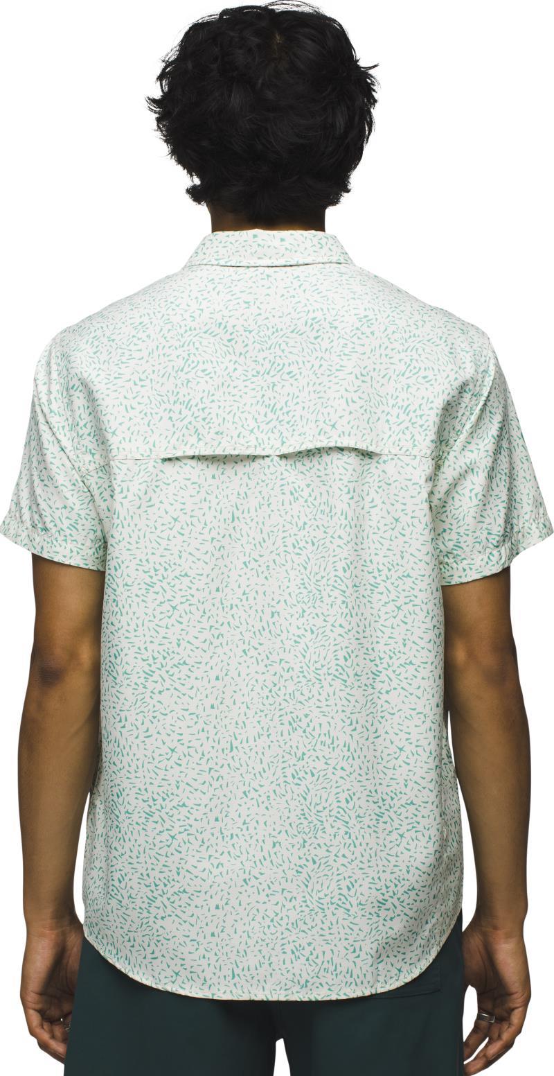 Lost Sol Printed SS Shirt - Mens - Chalk Sharkstooth 3